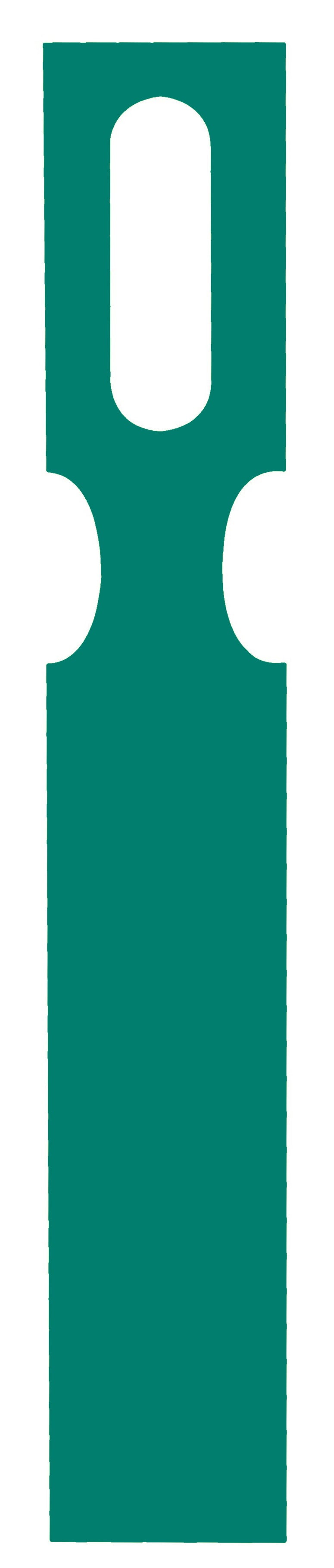 Metal Detectable Small Keyhole Tags - 1000/pk