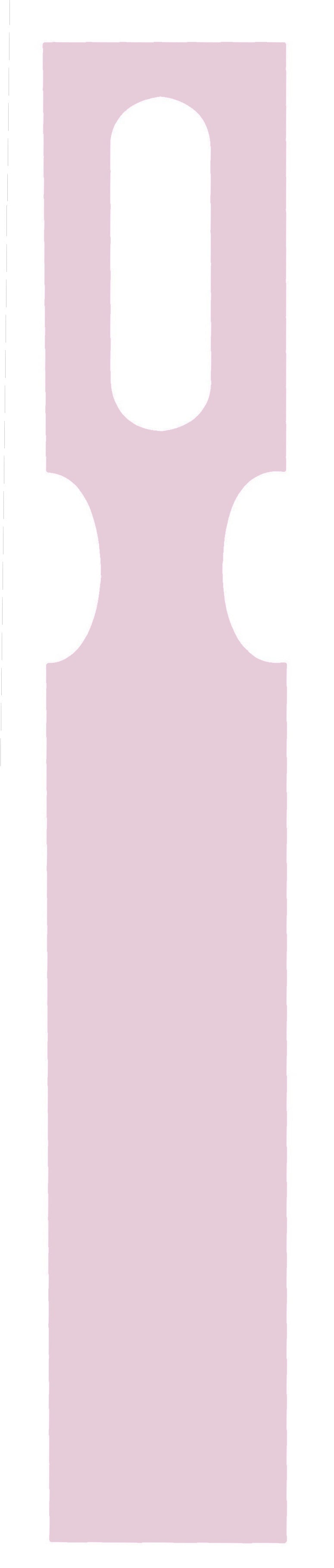 Metal Detectable Small Keyhole Tags - 1000/pk