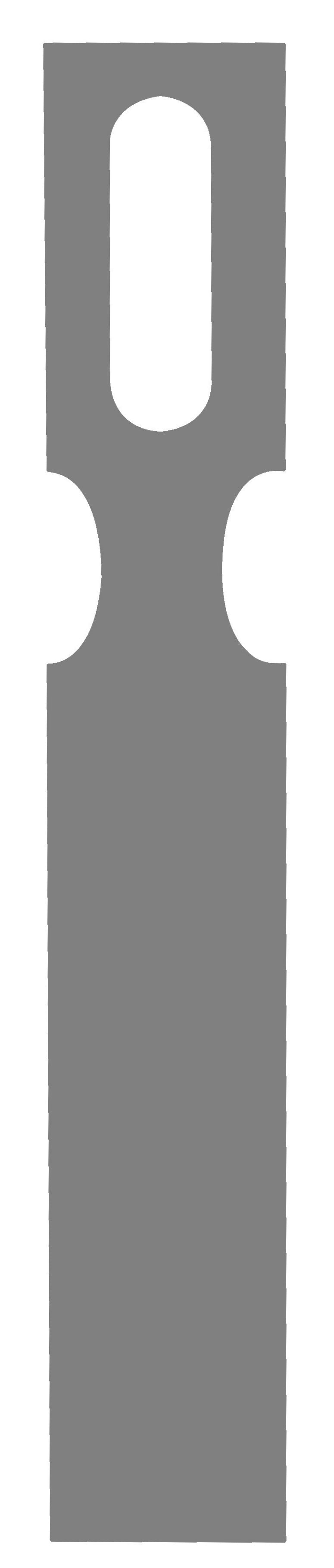 Metal Detectable Small Keyhole Tags - 1000/pk