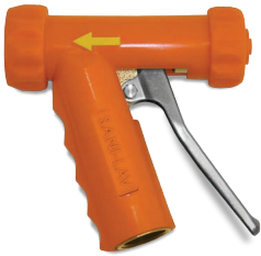 SANI-LAV N1SS Stainless Steel Mid-Size Wash-Down Nozzle — Union