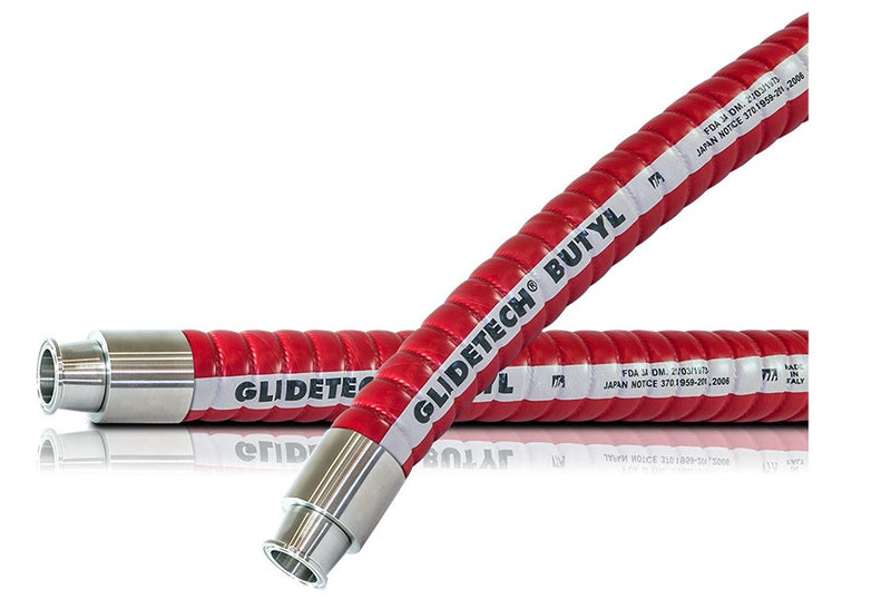 Glidetech® Butyl Transfer Hose Assembly (Tri-Clamp)