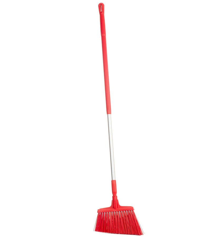 12" Stiff Angle Cut Broom with 51" Aluminum Handle