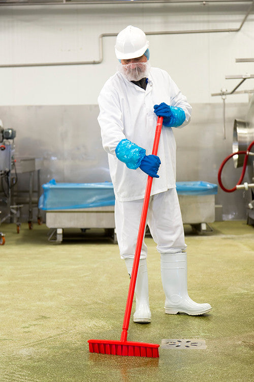 16" UST Soft Dry Floor Broom w/ 60" Polypro Handle