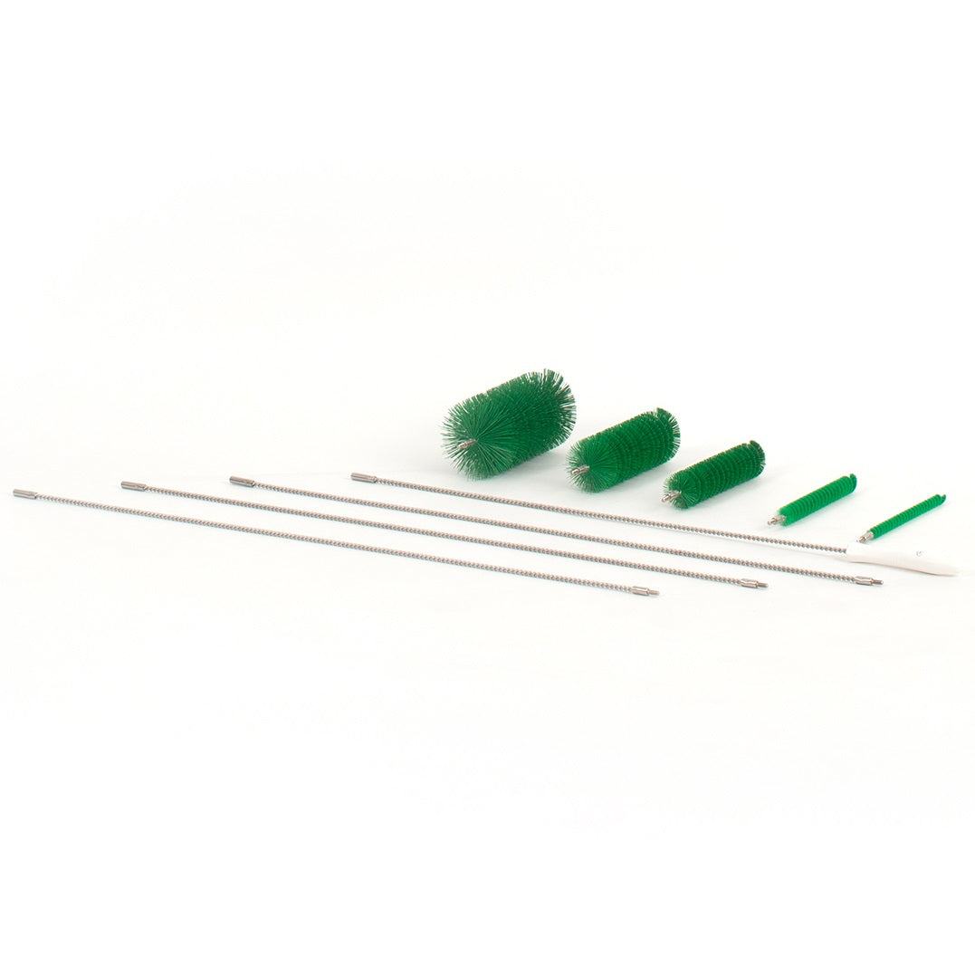 9-Piece Multi-Size Tube Cleaning Brush Kit - 10 Ft. — Union Jack Tools
