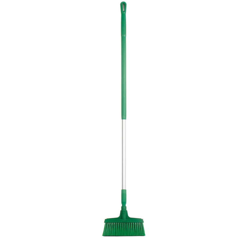 10" Lobby Broom with 51" Color-Coded Aluminum Handle