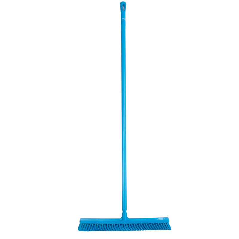 24" Small Particle Push Broom w/ 60" Handle