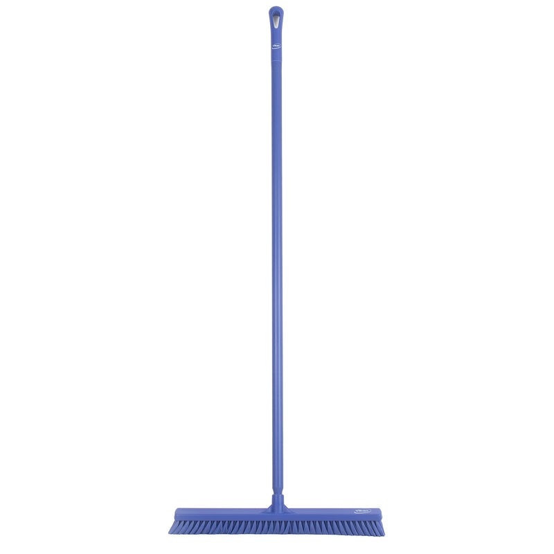 24" Small Particle Push Broom w/ 60" Handle