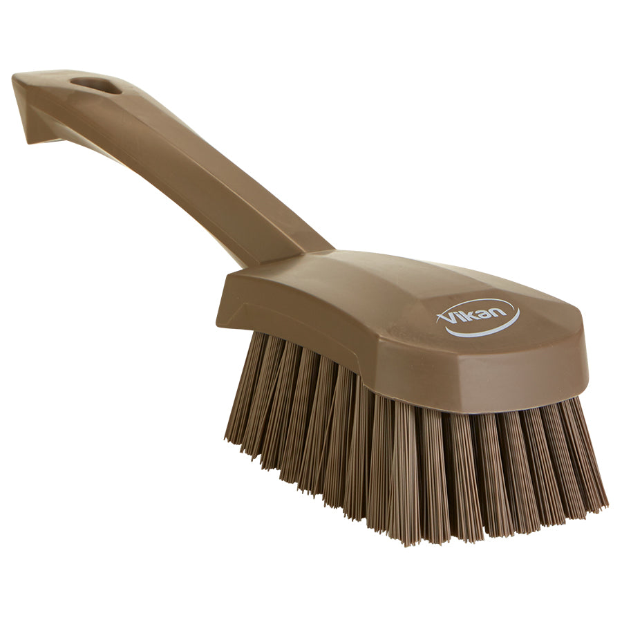 Vikan 4192 Short Handled Stiff Scrub Brush - FDA Compliant — Union