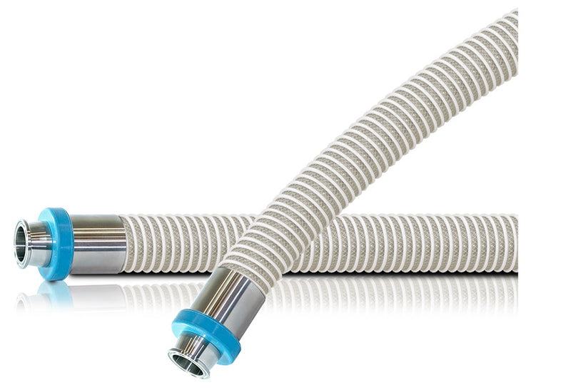 Kanaline FW Clear Braided Transfer Hose Assembly (Tri-Clamp)