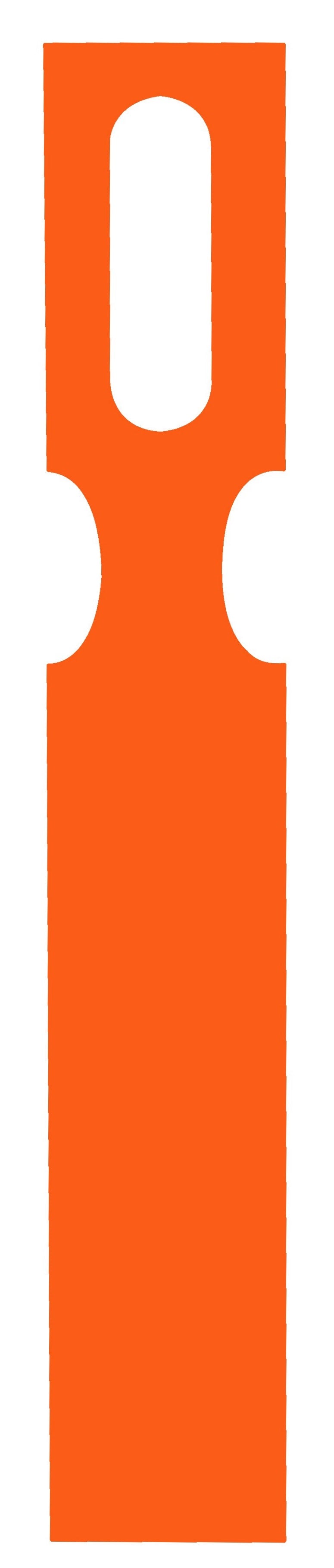 Metal Detectable Large Keyhole Tags - 1000/pk