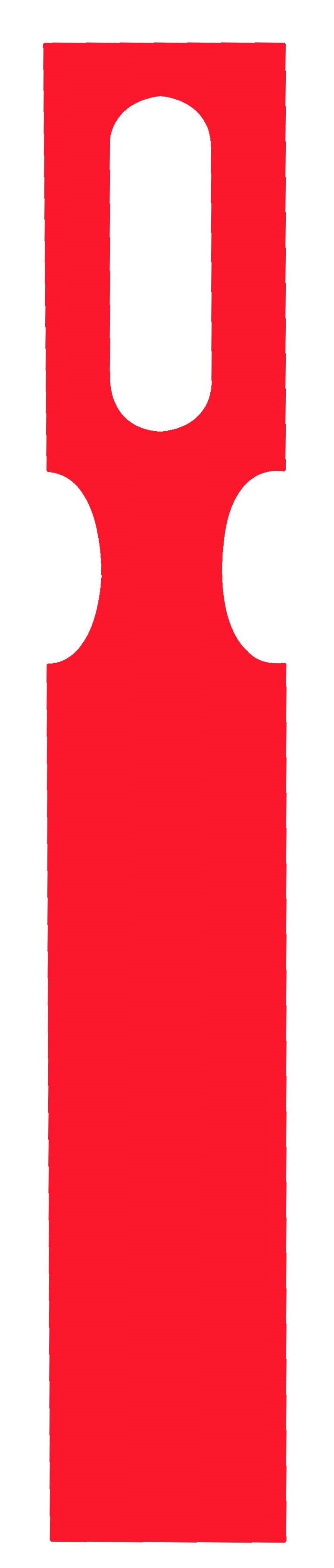 Metal Detectable Large Keyhole Tags - 1000/pk