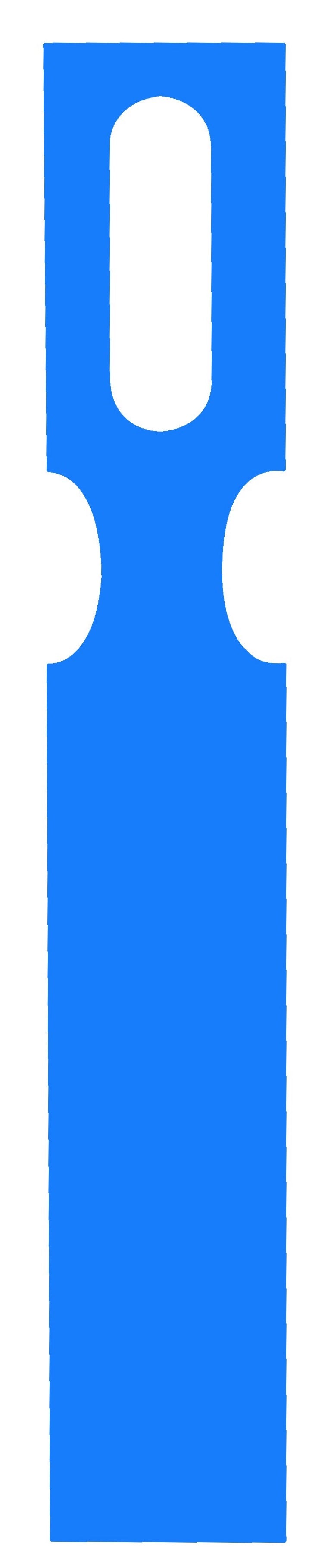 Metal Detectable Small Keyhole Tags - 1000/pk