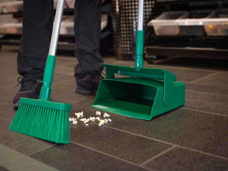 Compact Lobby Dustpan with 33" Handle