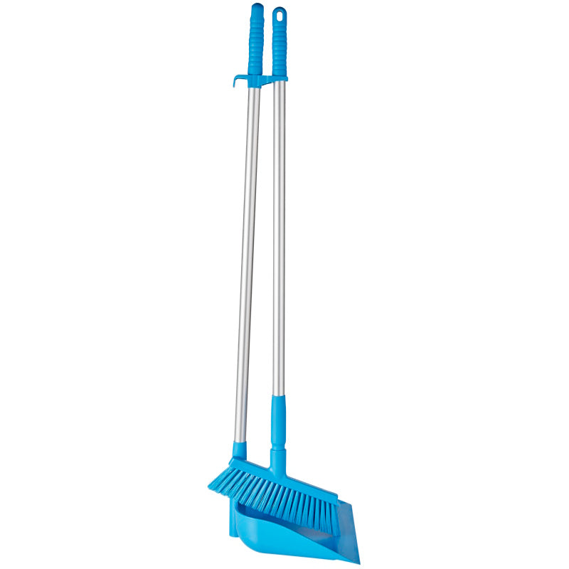 Vikan Hygienic Upright Dustpan and 10" Lobby Broom Combo