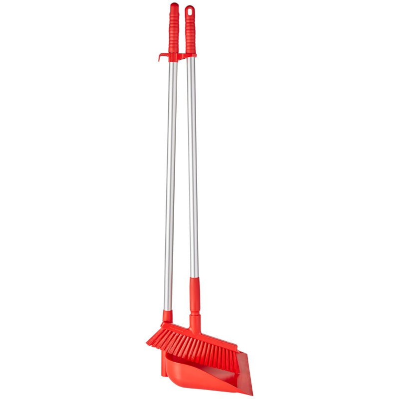 Vikan Hygienic Upright Dustpan and 10" Lobby Broom Combo