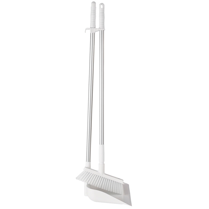 Vikan Hygienic Upright Dustpan and 10" Lobby Broom Combo