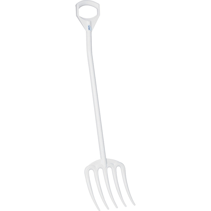 Vikan 49" Hygienic Fork for Food Processing - White