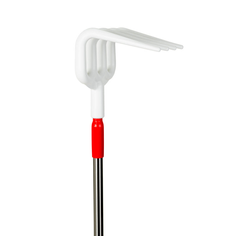 Remco 56915 White Ergonomic Rake w/ 60