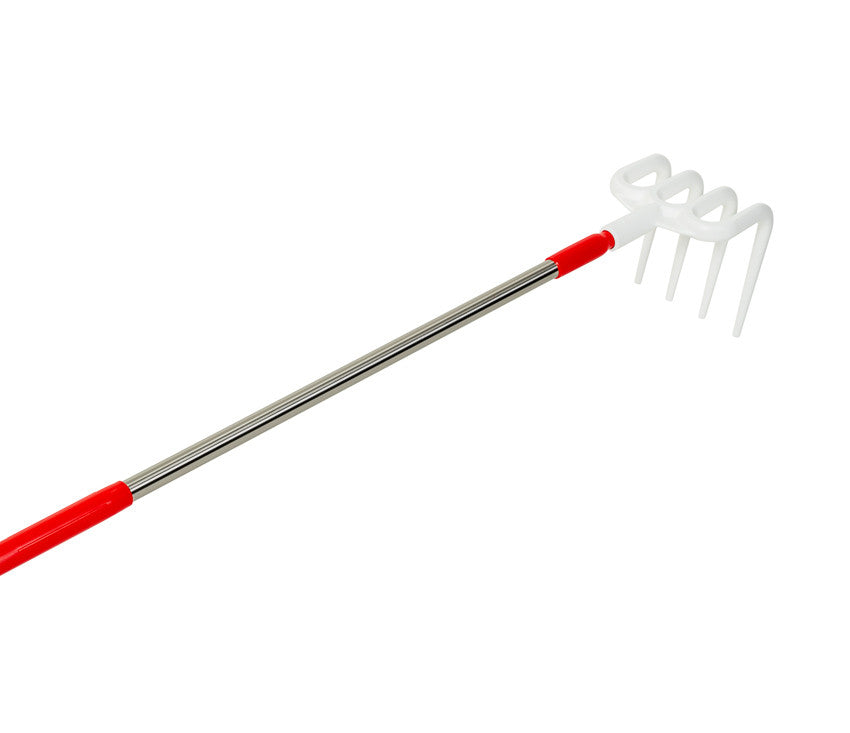 Remco 56915 White Ergonomic Rake w/ 60