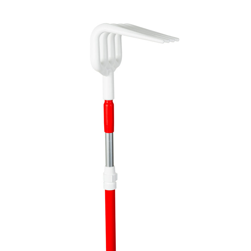 Hygienic Rake with Aluminum Extension Handle