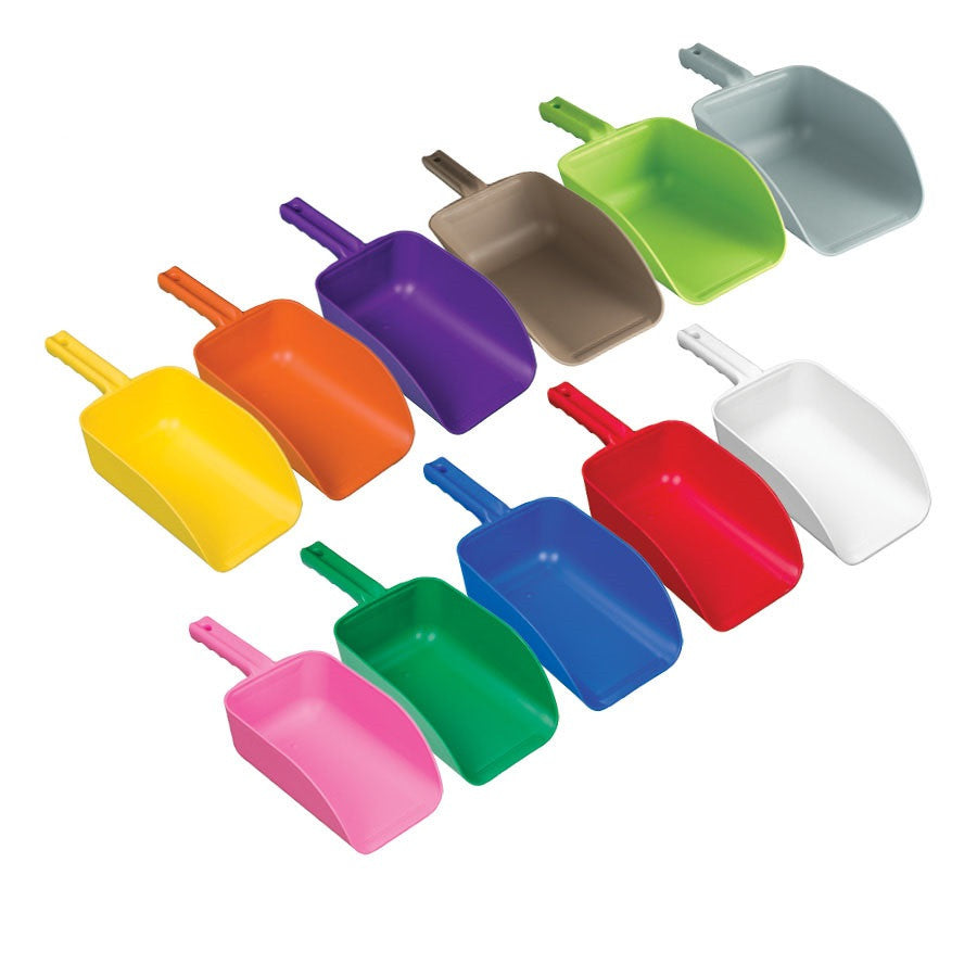 Remco 6500 82 oz. Large Color-Coded Plastic Scoop - 5PK — Union