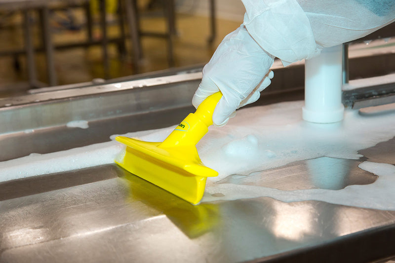 10" Single Rubber Blade Bench Squeegee with Handle