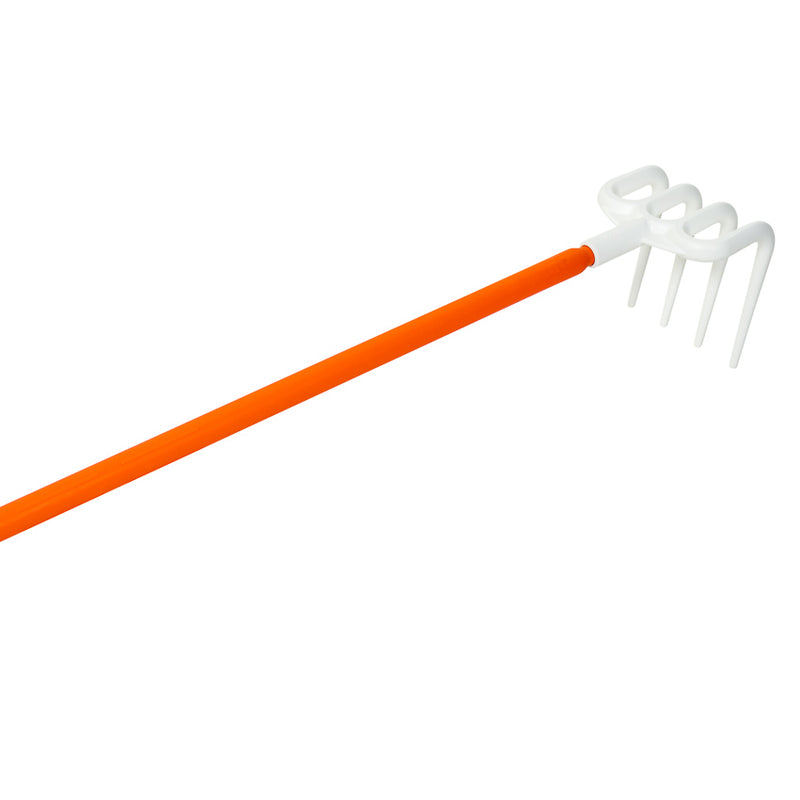 Hygienic Rake with 60" Color-Coded Polypro Handle