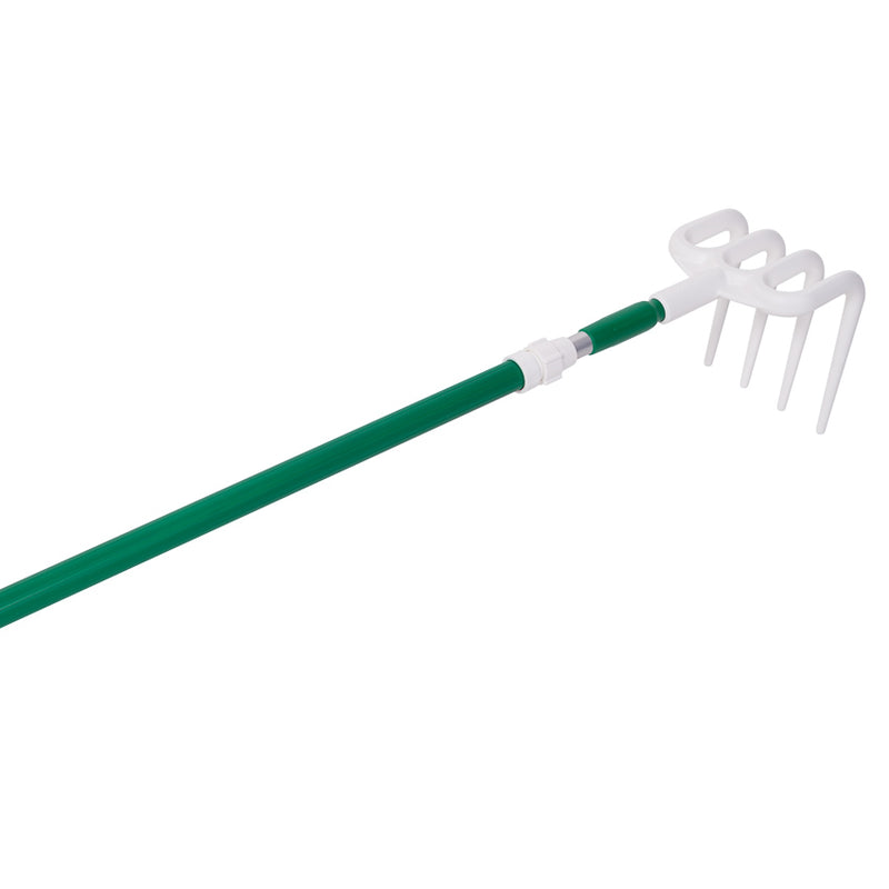 Hygienic Rake with Aluminum Extension Handle