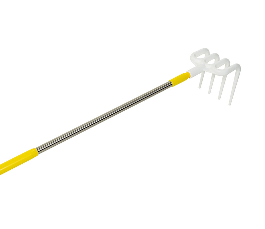 Remco 56915 White Ergonomic Rake w/ 60