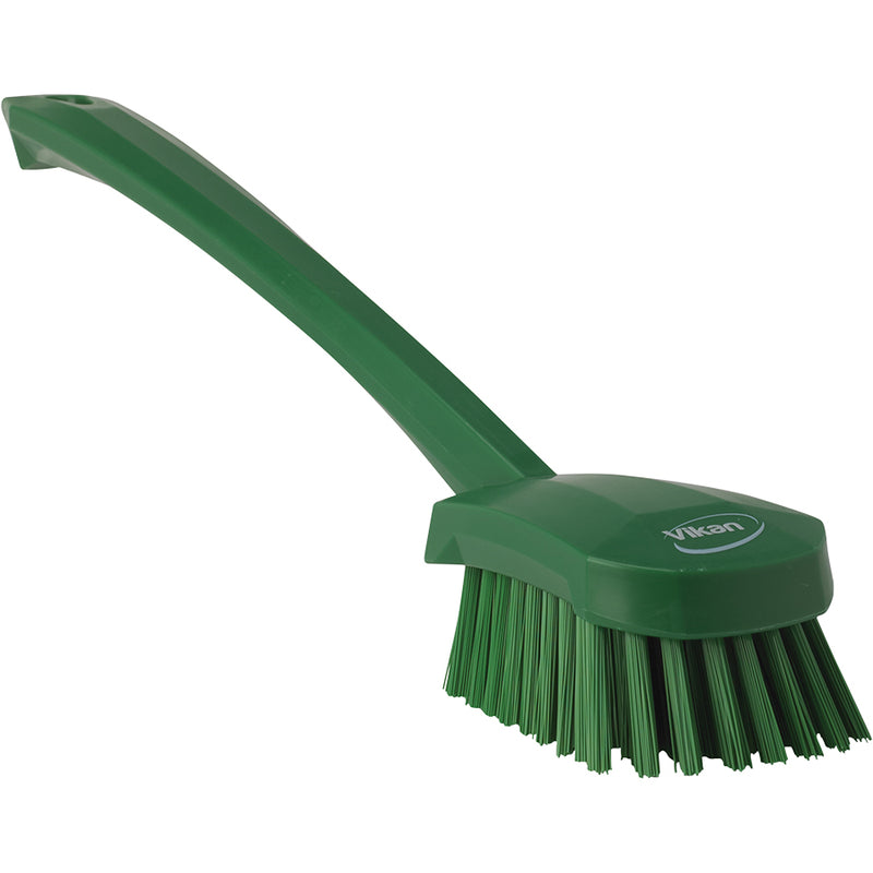 Long-Handled Scrubbing Churn Brush Stiff Bristles