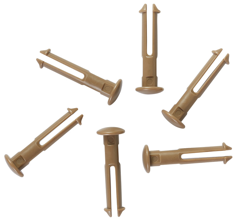 Replacement Pins for Hygienic Hi-Flex Wall Bracket System - 6 PK