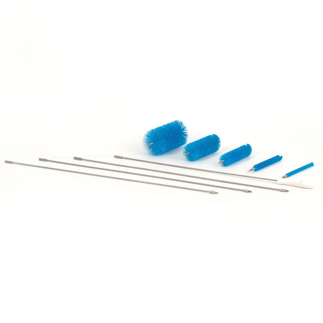 9-Piece Multi-Size Tube Cleaning Brush Kit - 10 Ft. — Union Jack Tools