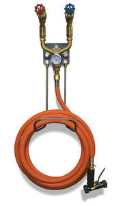 Brass Hot & Cold Water Mixing Station for Wash-Down Service