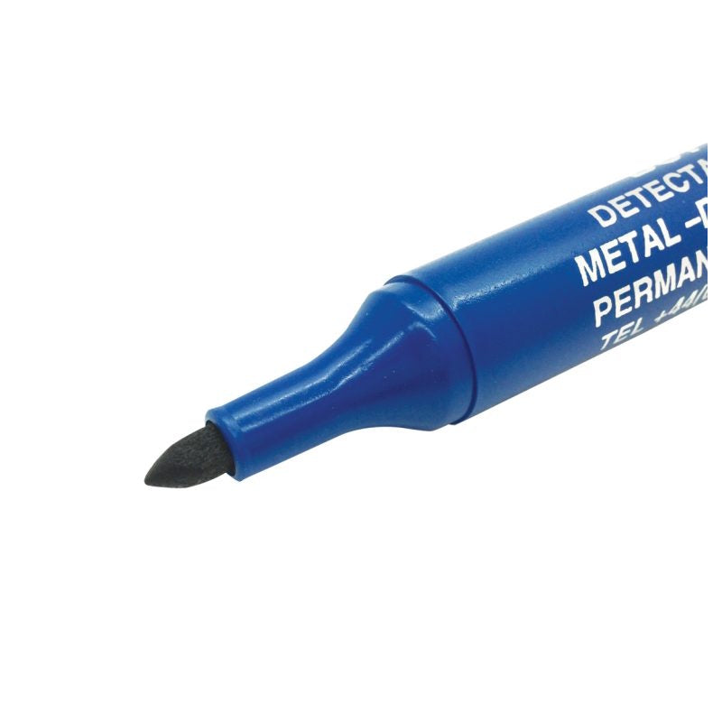 Marcador de punta fina detectable por metal, paquete de 10