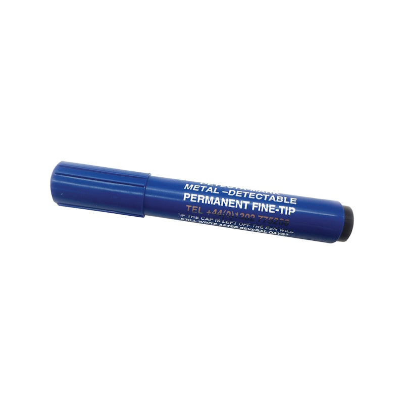 Marcador de punta fina detectable por metal, paquete de 10