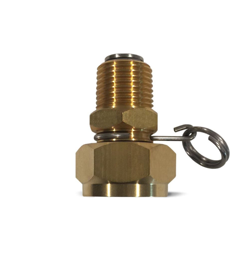 Brass Swivel Hose Adapter 3/4" FGHT x 1/2" MNPT