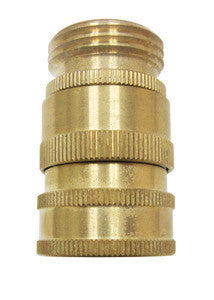 Brass Quick Disconnect w/ 3/4" GHT