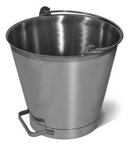 16 Quart Stainless Steel Bucket/Pail with Side Handle