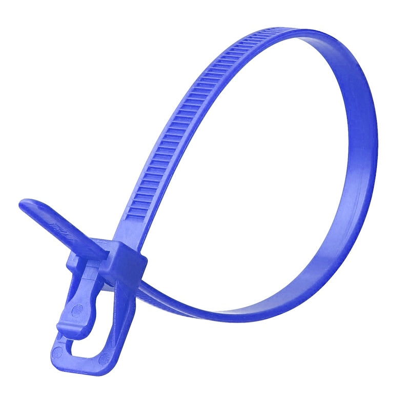 12" Releasable/Reusable Cable Ties (NOT Detectable)