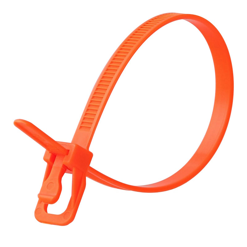12" Releasable/Reusable Cable Ties (NOT Detectable)