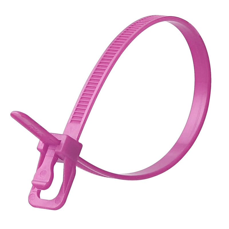12" Releasable/Reusable Cable Ties (NOT Detectable)