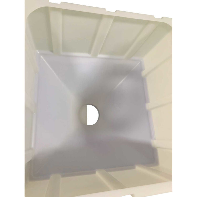 8090 - Bottom Discharge Plastic Hopper Bin