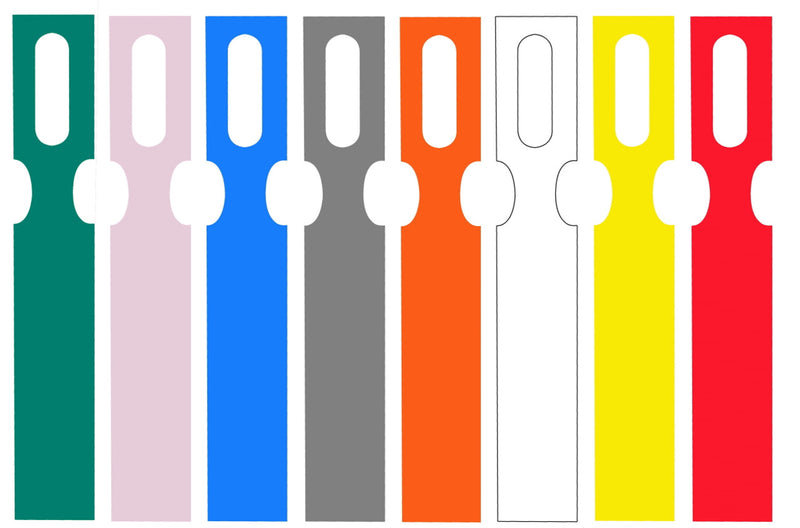 Metal Detectable Small Keyhole Tags - 1000/pk